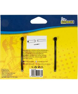 Coppia manopole in gomma antiscivolo universali per bici prestampate