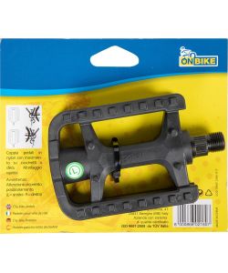 Pedali bici city bike in nylon con catarifrangenti