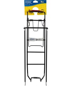 Portapacchi posteriore bici con catarifrangente