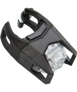 Fanale anteriore bici due LED bianchi aggancio al telaio