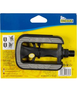 Pedali bici in gomma antiscivolo universali con catarifrangenti