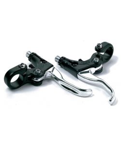 V-Brake coppia di leve freni in acciaio finitura lucida bici