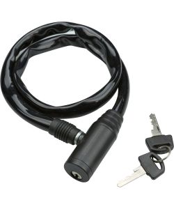 Antifurto a cavo per bici 0,6x60cm con serratura in lega di zinco