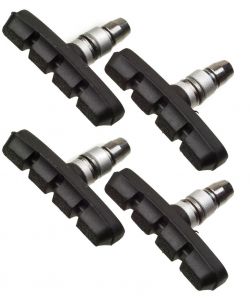 Pattini freni bici per MTB e city bike mod. v-brake quattro pezzi 60mm