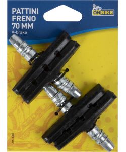 Pattini freni bici per MTB e city bike mod. v-brake quattro pezzi 60mm
