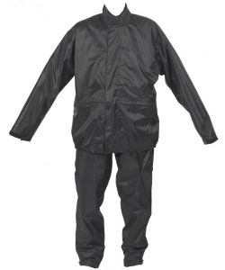 Completo antipioggia in nylon 2 pezzi taglia M