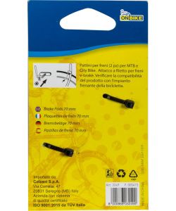 Pattini freno 70 mm 2pz. MTB