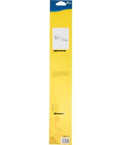 Pompa gonfiaggio ruote bici in plastica aggancio al telaio 40cm