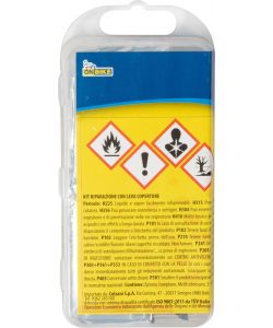 Kit riparazione rapida ruote bici con levacoperture e scatolina
