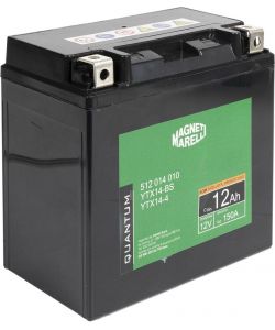 Magneti marelli batteria moto e scooter 12AH 12V 150A tecnologia AGM sigillata polo positivo sinistro