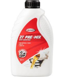 Lubrificante sintetico per moto a 2 tempi pre-mix 1L