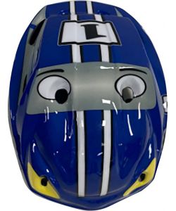 Caschetto di sicurezza bici baby regolabile taglia S 48-52 cm, BLU