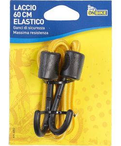 Laccio elastico per portapacchi bici con ganci lunghezza 60cm