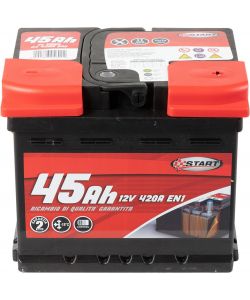 Batteria Auto 45AH 12V 420A polo positivo destro Cassetta L1