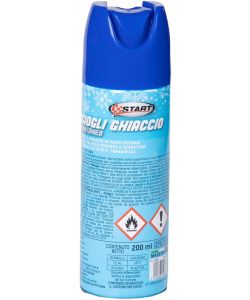 Spray detergente sciogli ghiaccio parabrezza auto istantaneo 200 ml sbrinante