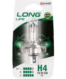 START Lampadina auto H4 Long Life 12V 60/55W P43t - Illuminazione veicolo