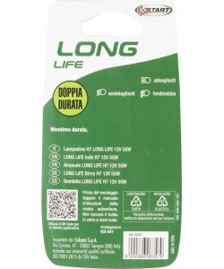 START Lampadina H7 Long Life 12V 55W Alogena PX26d Singolo Ricambio