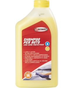 START Shampoo auto con cera 1L - Detergente universale per carrozzeria
