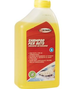START Shampoo per Auto 1L - Deterge e Rende Brillante Vernici Normali e Metalizzate