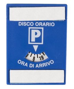Disco orario europeo mini per auto 60x80mm