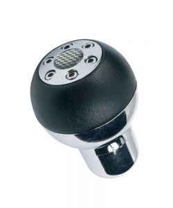 Pomello pellecromo effetto cromato con 4 riduttori in gomma