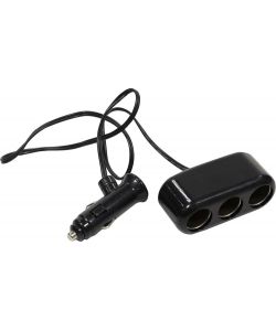 Presa accendisigari a tre vie con filo 12V Potenza 8A lunghezza cavo 100 cm