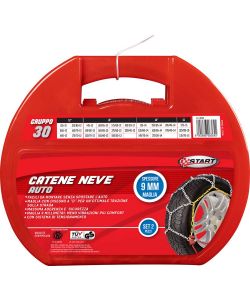 Set due pezzi catene da neve spessore 9mm Gruppo 30