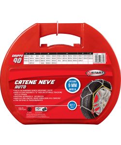 Set due pezzi catene da neve spessore 9mm Gruppo 90