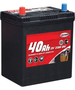 Batteria Auto 40AH per vetture giapponesi-coreane polo sinistro J37