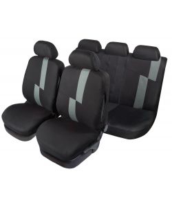Set Completo Coprisedili Flash Universale nero-grigio
