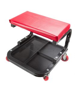 Sgabello officina con ruote 38x35x36 cm emergenza e manutenzione