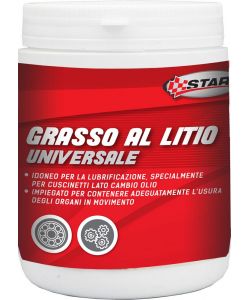 Grasso al litio lubrificante 1 kg universale antiossidante