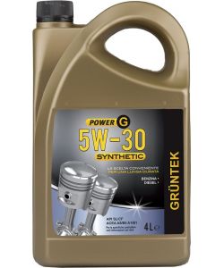 Olio Power-G sintetico 4L 5W30 per motorediesel e benzina