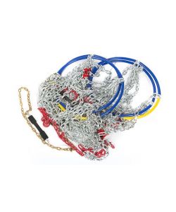 Set due pezzi catene da neve 16MM gruppo 255 per SUV 4x4 e trasporto leggero