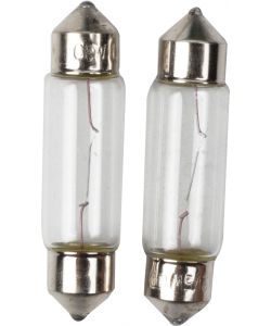 Magneti Marelli C5W coppia lampadine auto siluro 12V 5W attacco SV8,5