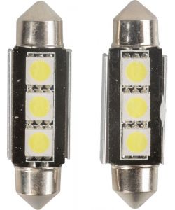 Magneti Marelli C5W coppia lampadine auto LED 3SMD 12V attacco SV8,5