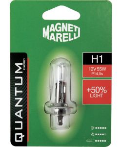 Magneti Marelli H1 lampadina singola auto +50% light 12V 55W attacco P14,5s