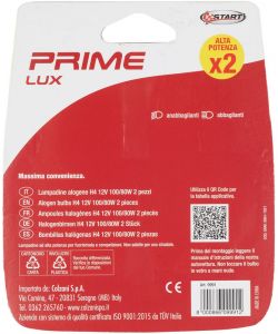 Coppia di lampadine auto alogene H4 12V 100/80W P43t