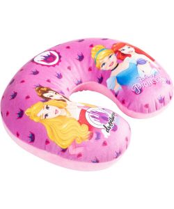 Cuscino per collo da Viaggio Cervicale in tessuto Principesse disney Aurora Belle Ariel sirenetta Cenerentola