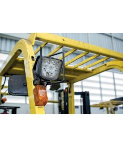 Faro ausiliario 9 led quadrato auto nero, indicatore fuori strada