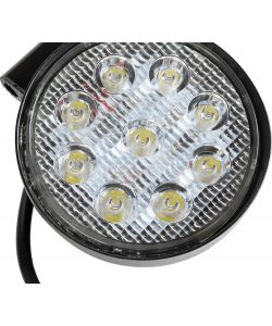 Faro ausiliario 9 led rotondo