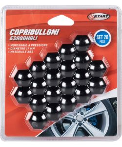 Copribulloni esagonali diametro 17mm