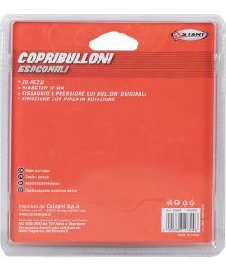 Copribulloni esagonali diametro 17mm