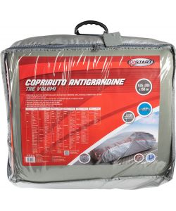 Copriauto antigrandine per 3 volumi misure 535x205x150cm