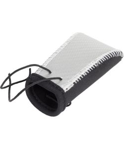 Cuffia copripomello leva cambio auto nero/grigio elasticizzato universale