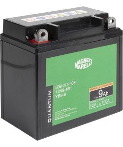 Magneti marelli batteria moto e scooter 9AH 12V 100A tecnologia AGM sigillata polo positivo sinistro