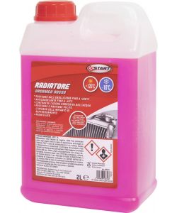 Liquido radiatore organico rosso -10gr +120gr 2l