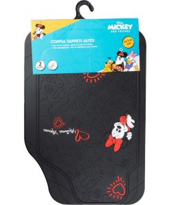 Coppia di tappetini per auto Minnie Mouse, in Pvc, universali