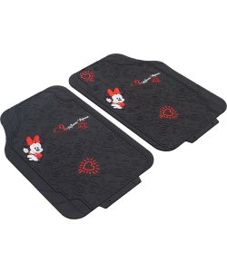 Coppia di tappetini per auto Minnie Mouse, in Pvc, universali