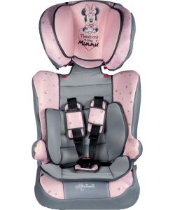 Seggiolino auto Minnie Mouse, gruppo 1-2-3 (da 9 a 36kg) bambine